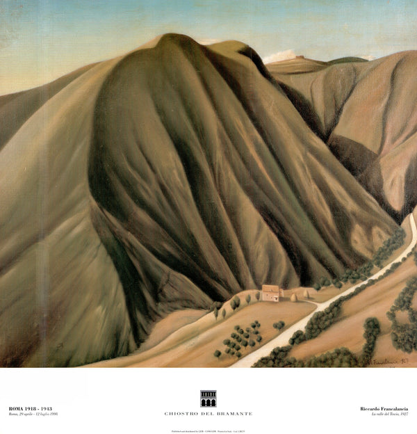 La valle del Tescio by Riccardo Francalancia - 25 X 28 Inches (Art Print)