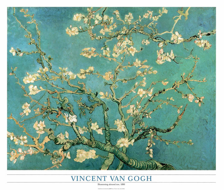 Blossoming almond tree, 1890 by Vincent Van Gogh - 24 X 28 Inches (Art Print)