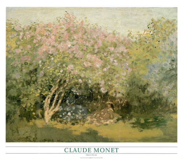 Lilac in the sun, 1872 by Claude Monet - 24 X 28 Inches (Art Print)