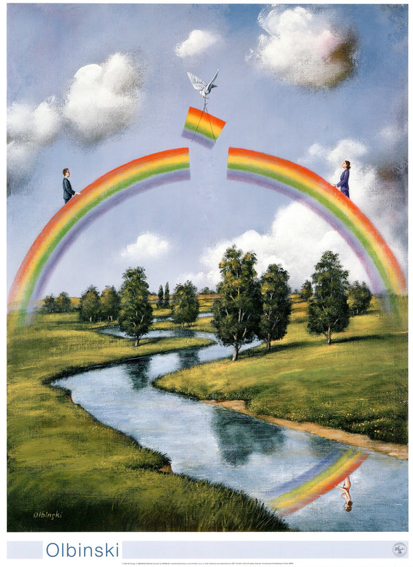 Unsettling Tendency to See The World as is, 2000 by Rafal Olbinski - 24 X 32 Inches (Art Print)