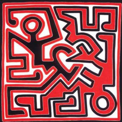 Untitled, 1988 by Keith Haring - 36 X 36 Inches (Art Print)