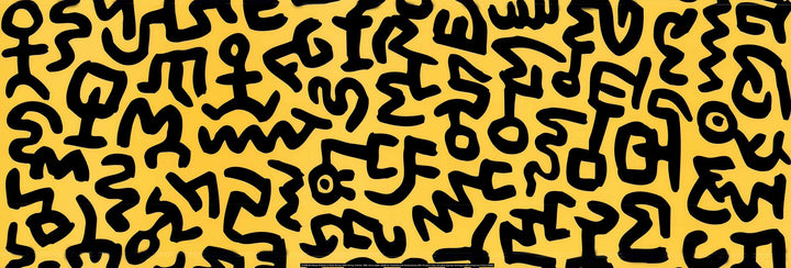 Untitled, 1990 by Keith Haring - 13 X 38 Inches (Art Print)
