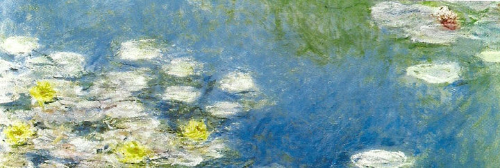 Waterlilies at Giverny, 1908 by Claude Monet - 13 X 38 Inches (Art Print)