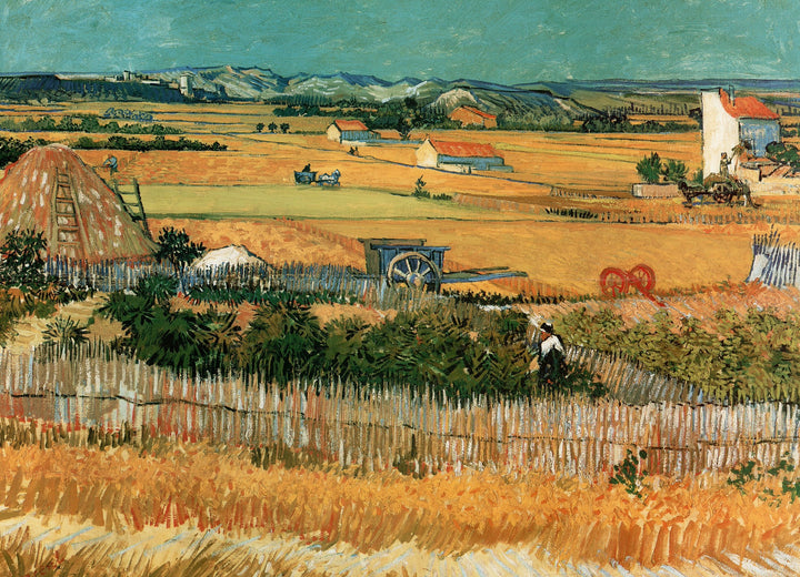 The Harvest, 1888 by Vincent Van Gogh - 24 X 32 Inches (Art Print)
