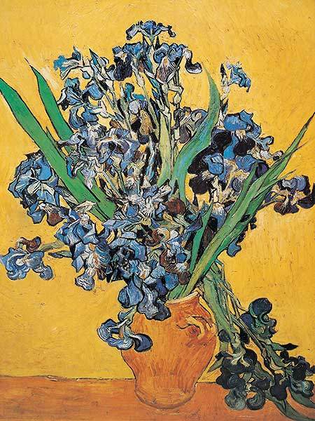 Still life with iris, 1890 by Vincent Van Gogh - 24 X 32 Inches (Art Print)