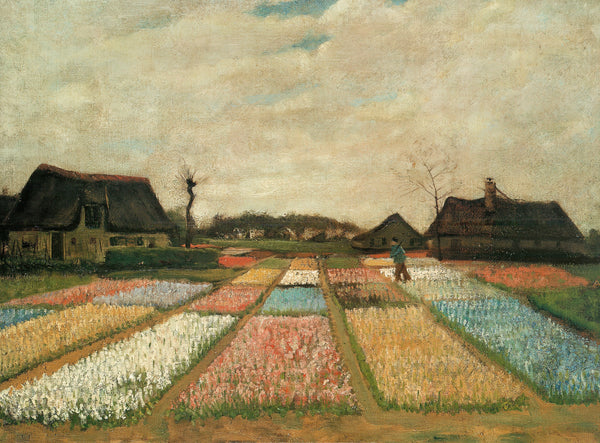 Flower Beds in Holland, 1883 by Vincent Van Gogh - 24 X 32 Inches (Art Print)