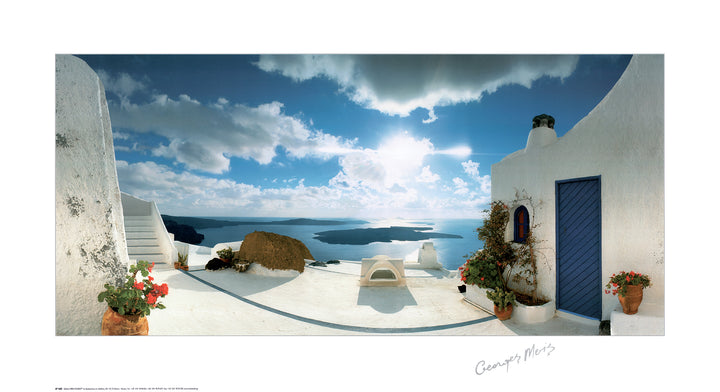 Mediterranean Afternoon by George Meis - 22 X 39 Inches (Art Print)