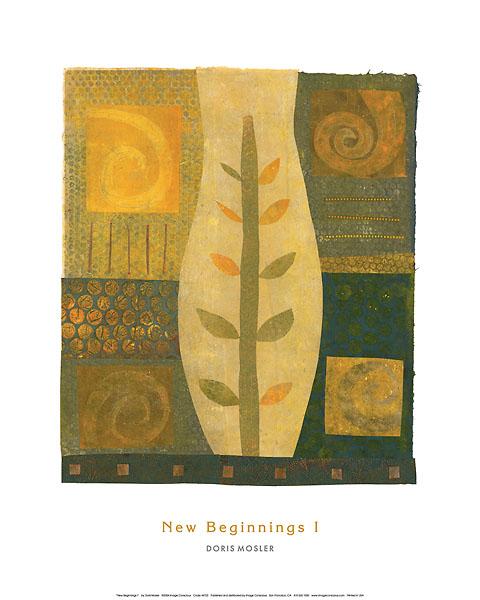 New Beginnings I by Doris Mosler - 16 X 20 Inches (Art Print)