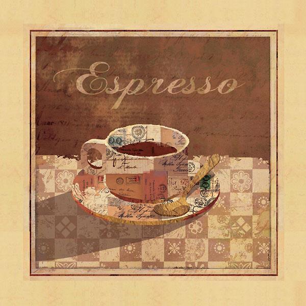 Espresso by Linda Maron - 10 X 10 Inches (Art Print)