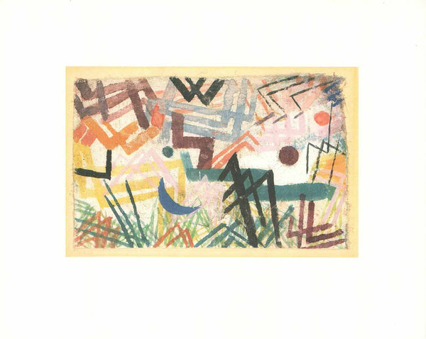 Game of the Forces, 1917 by Paul Klee - 16 X 20 Inches (Art Print)