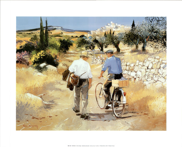 Vers Le Village by André Deymonaz - 16 X 20 Inches (Art Print)