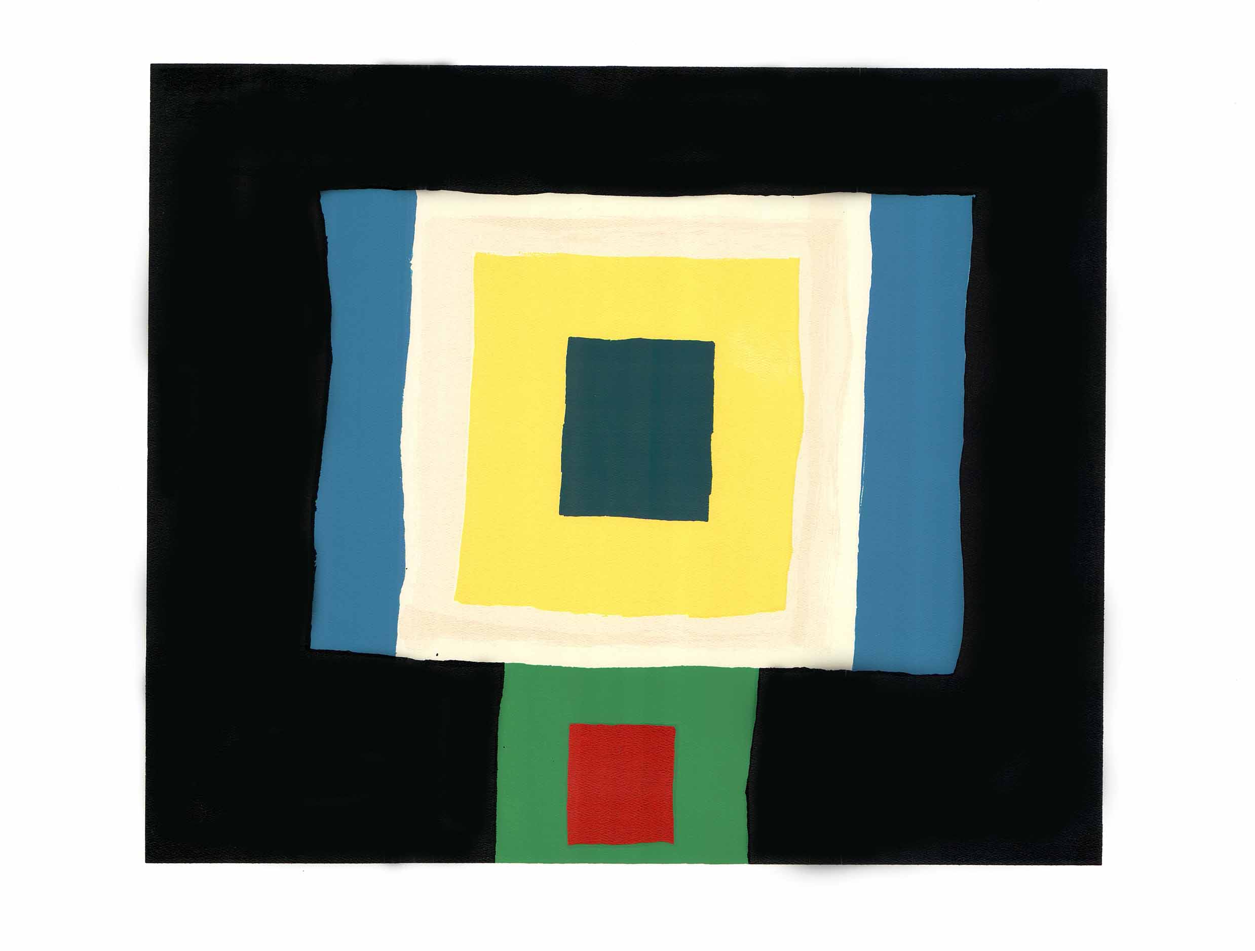 Blue Extension, 1963 by Kenneth Lochhead - 26 X 35 Inches (Silkscreen ...