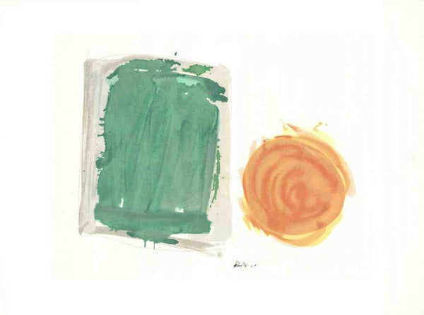 Greenfield and Sun, 1960 by Jack Bush - 26 X 36 Inches (Silkscreen / Serigraph)