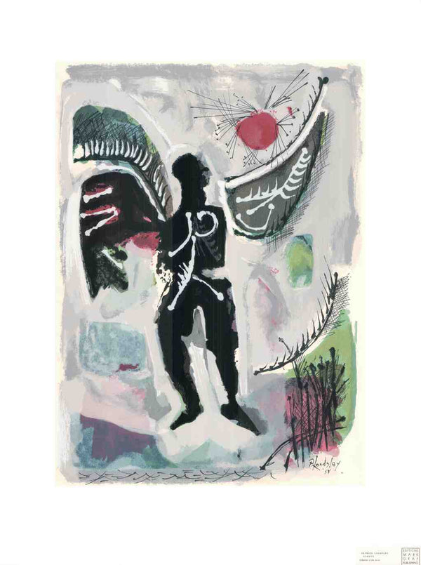 Icarus, 1958 by Patrick Landsley - 26 X 35 Inches (Silkscreen / Serigraph)