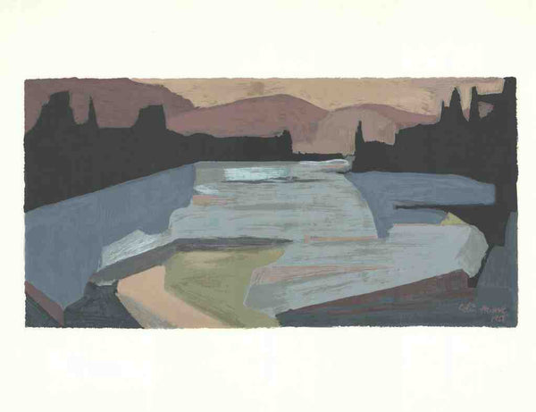 Laurentian Landscape by Colin Haworth - 21 X 28 Inches (Silkscreen / Serigraph)
