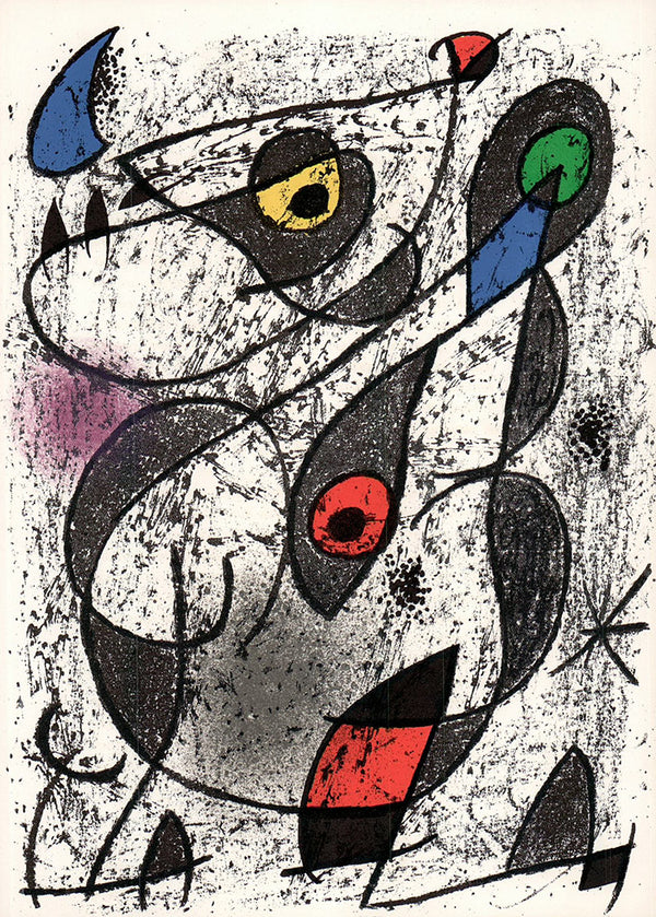 Miro a l’Encre II, 1972 (Cramer 161) by Joan Miro - 10 X 14 Inches (Lithograph)