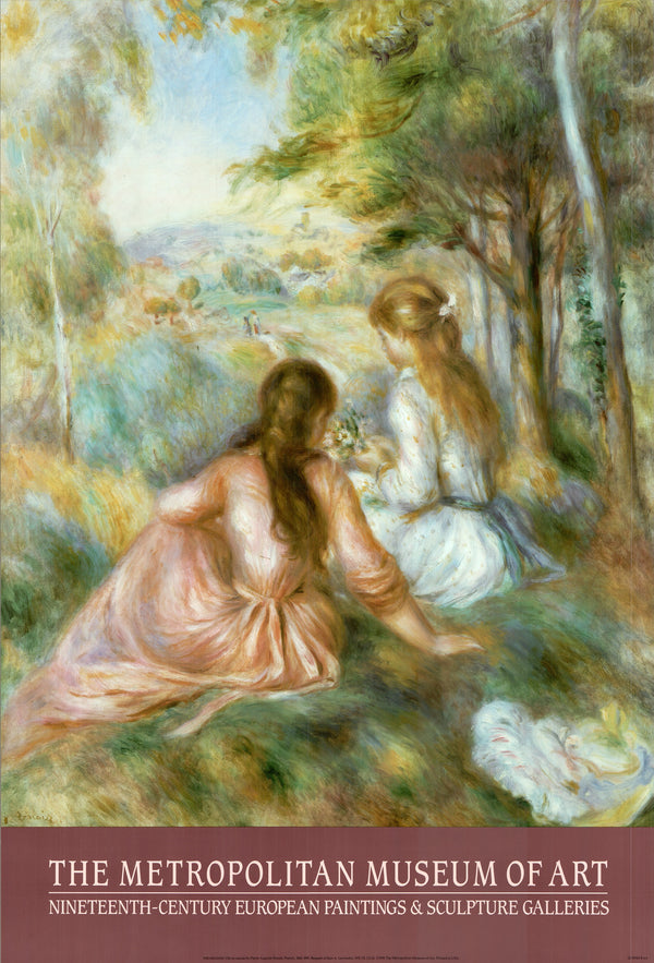 The Meadow by Pierre-Auguste Renoir - 24 X 35 Inches (Art Print)