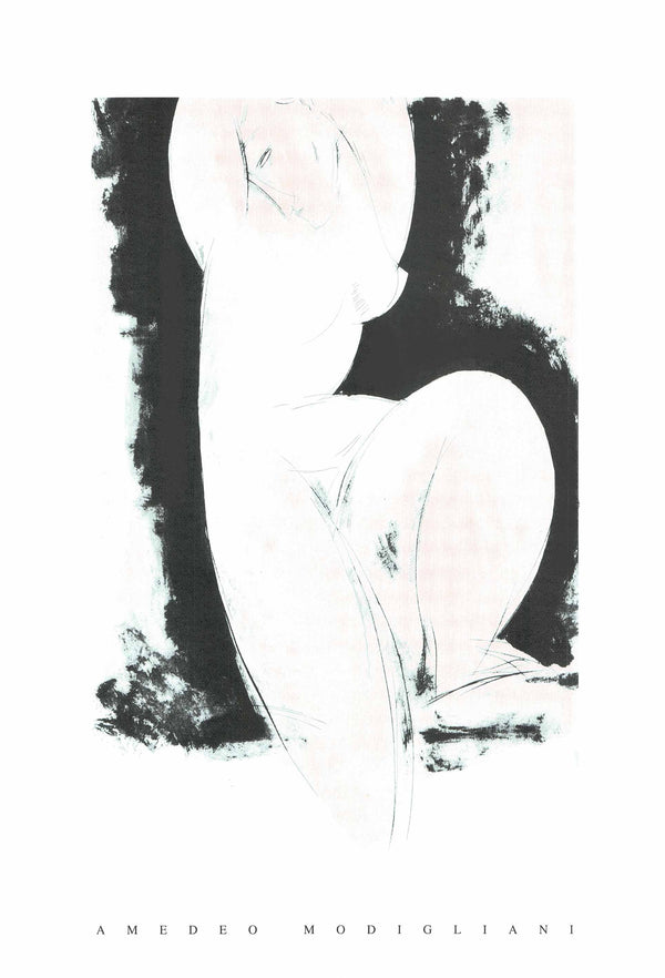 Cariatide by Amedeo Modigliani - 28 X 40 Inches  (Silkscreen / Sérigraphie)