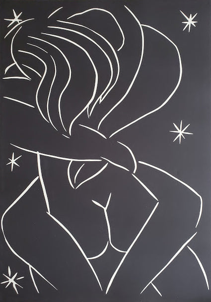 Borne Away to the Stars..., 1944 by Henri Matisse - 28 X 40 Inches (Silkscreen /Sérigraphie)