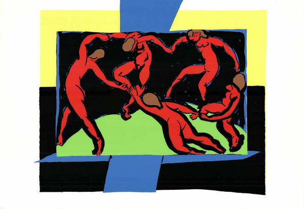 Dance, 1938 by Henri Matisse - 28 X 40 Inches (Silkscreen /Sérigraphie)