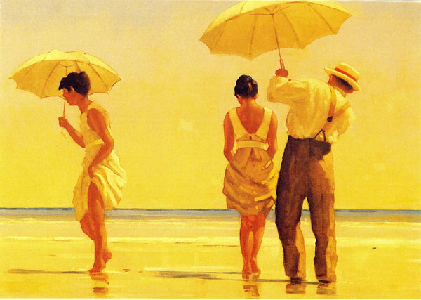 Mad Dogs by Jack Vettriano - 5 X 7 Inches (Note Card)