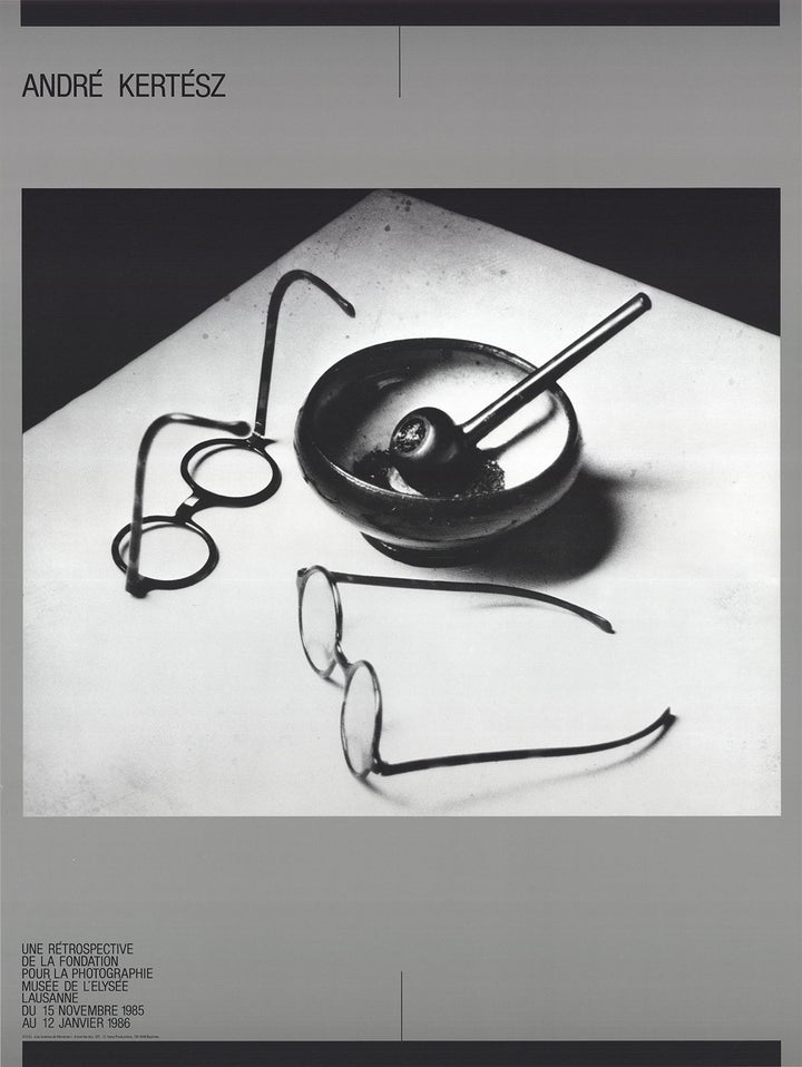 Mondrian's Glasses and Pipe, Paris, 1926 by Andre Kertesz - 18 X 24 Inches (Art Print)