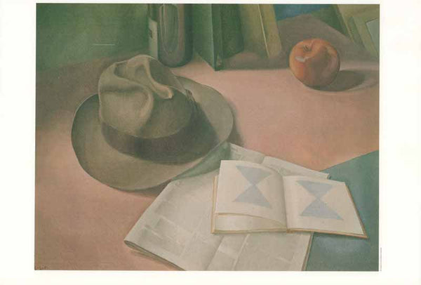 Still Life With Hat, 1955 by Lionel LeMoine FitzGerald - 11 X 16 Inches (Art Print)