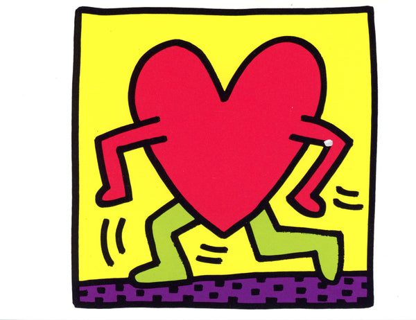Untitled by Keith Haring - 4 X 6 Inches (PostCard / Carte Simple)