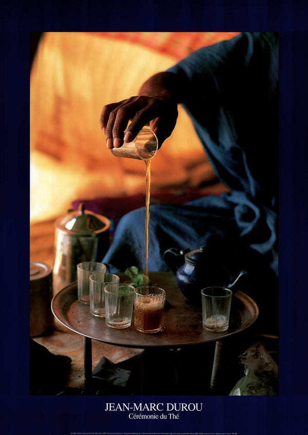 Tea Ceremony, Mauritania, 1999 by Jean-Marc Durou - 20 X 28 Inches (Art Print)
