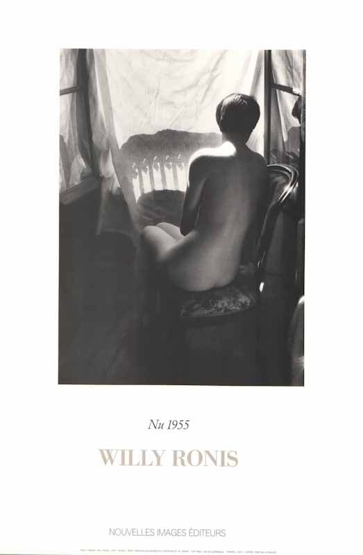 Nu, 1955 by Willy Ronis - 18 X 27 Inches (Art Print)