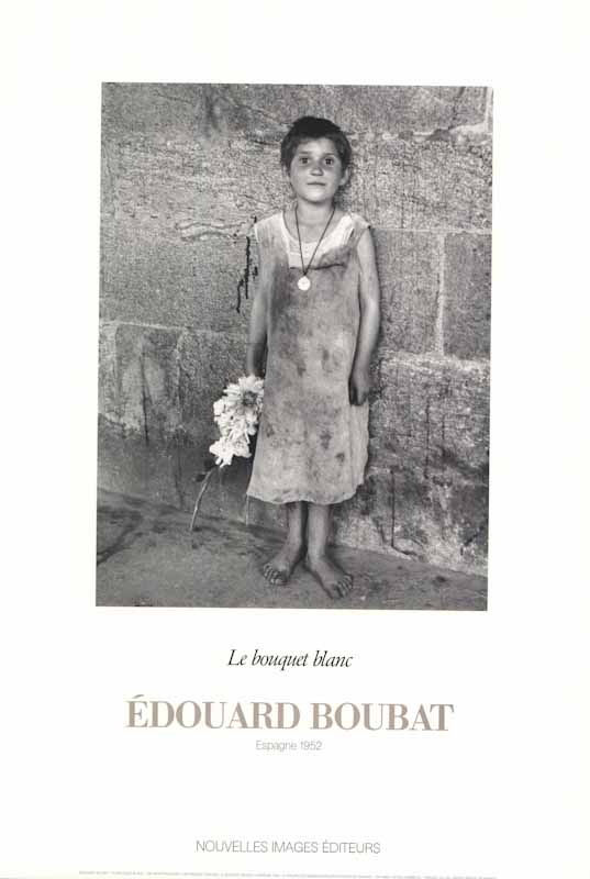 Le Bouquet Blanc, Espagne 1952 by Edouard Boubat - 19 X 27 Inches (Art Print)