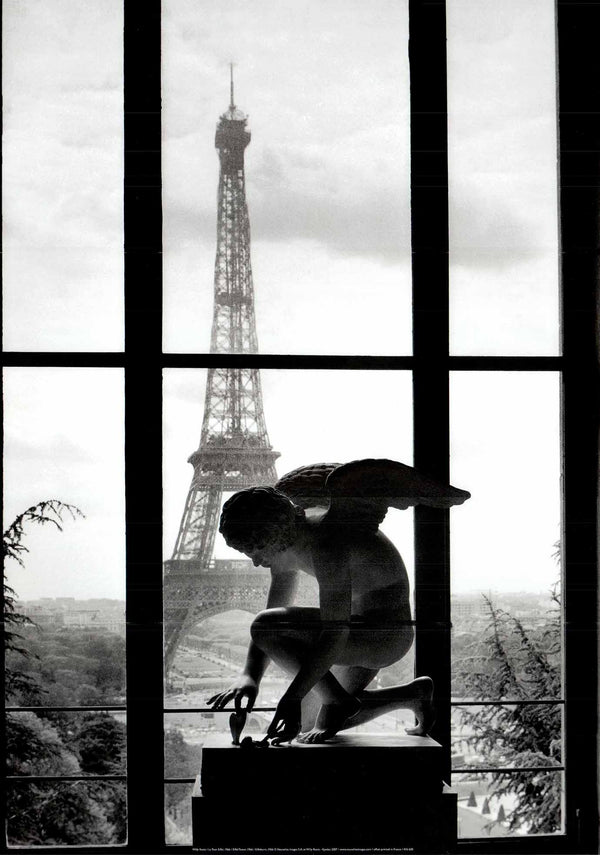 Eiffel Tower, 1966 by Willy Ronis - 20 X 28 Inches (Art Print)