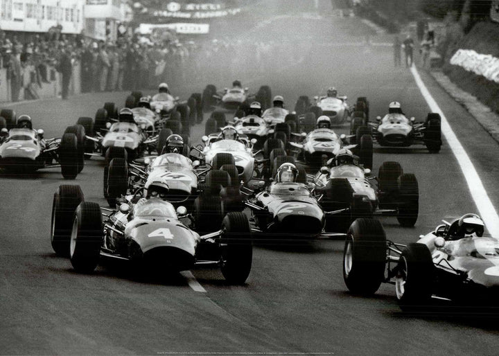 French Grand Prix, 1965 by Rainer W. Schlegelmich - 20 X 28 Inches (Art Print)