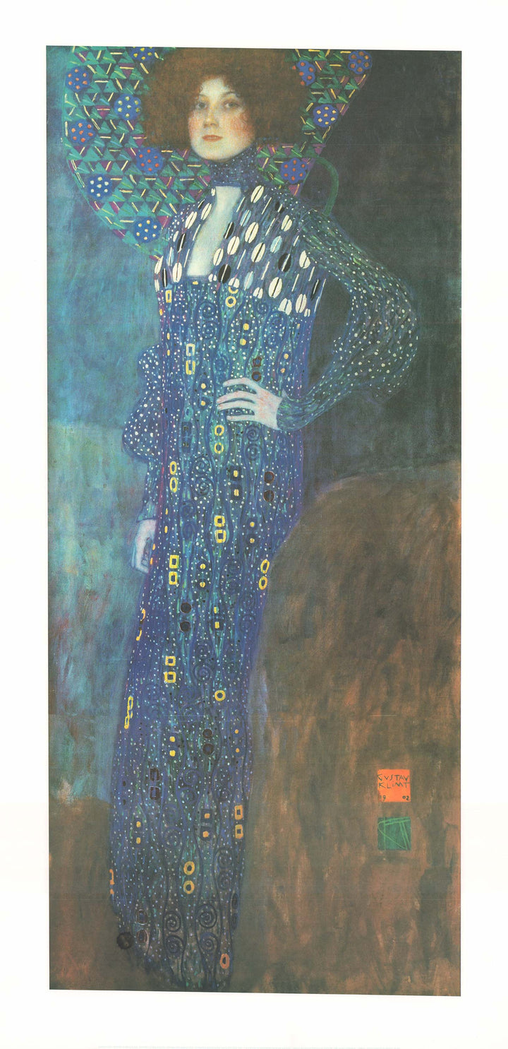 Portrait of Emilie Floge, 1902 by Gustav Klimt - 24 X 47 Inches (Art Print)