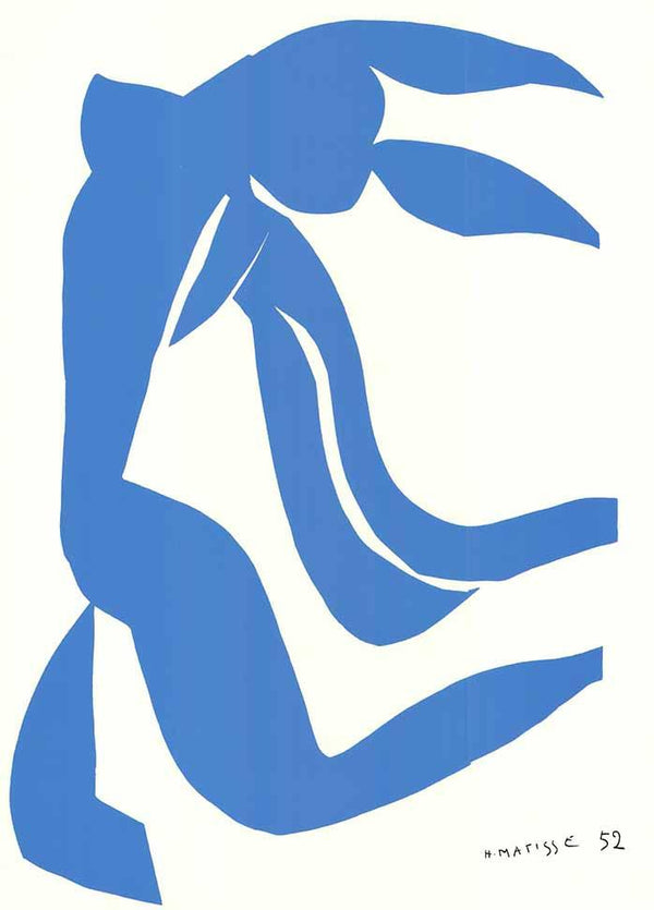 Blue Hair, 1952 by Henri Matisse - 28 X 40 Inches (Silkscreen / Serigraph)