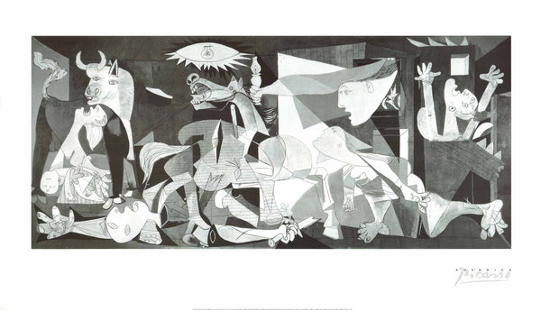 Guernica, 1937 by Pablo Picasso - 28 X 47 Inches (Offset Lithograph)