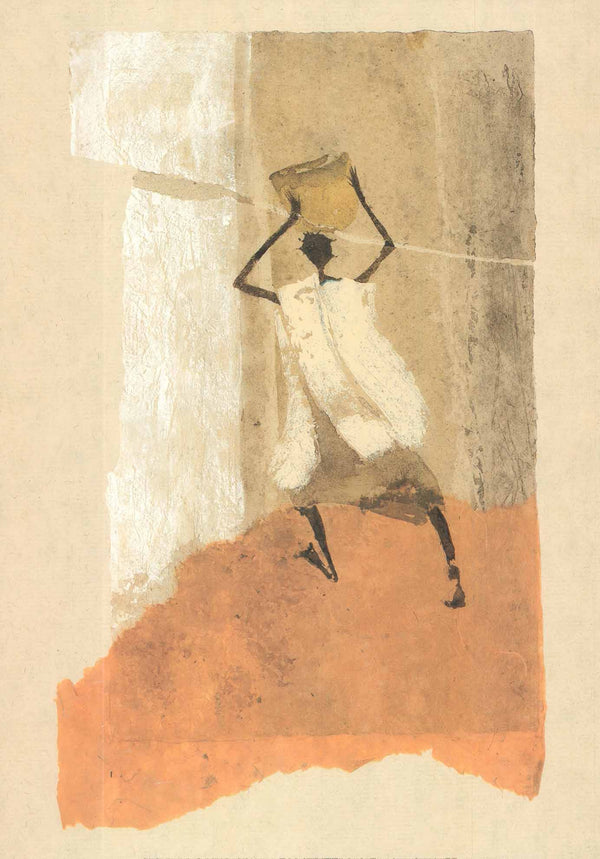 Man with a Calabash, 2002 by Charlotte Derain - 20 X 28 Inches (Art Print)
