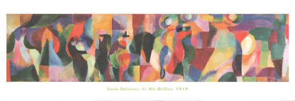 Le Bal Bullier, 1913 by Sonia Delaunay - 13 X 37 Inches (Art Print)