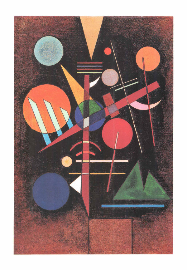 Equilibrium, 1925 by Wassily Kandinsky - 28 X 40 Inches (Silkscreen / Serigraph)