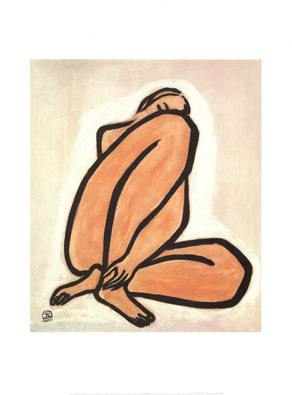 Nude by Sanyu - 24 X 32 Inches (Fine Art Print)