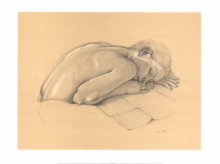 Karen at Rest, 1983 (Nude) by Francine Van Hove - 24 X 32 Inches (Fine Art Print)