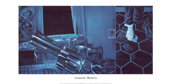 Metacrime No 11, 1990 by Jacques Monory - 20 X 40 Inches (Silkscreen)