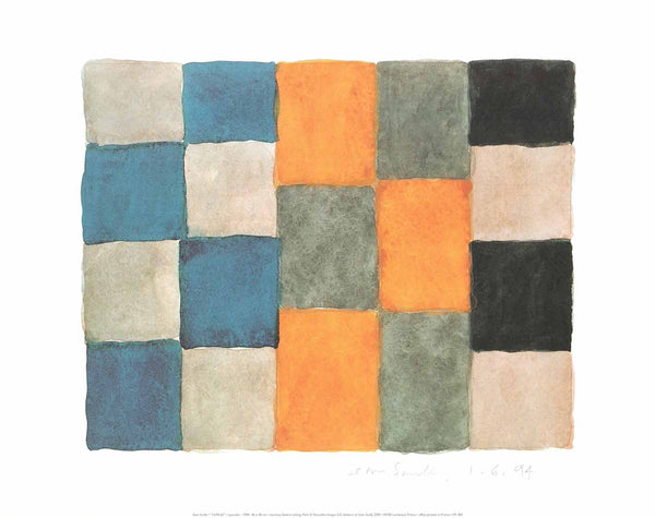 1.6.94 ‪#2, 1994 by Sean Scully - 16 X 20 Inches (Art Print)