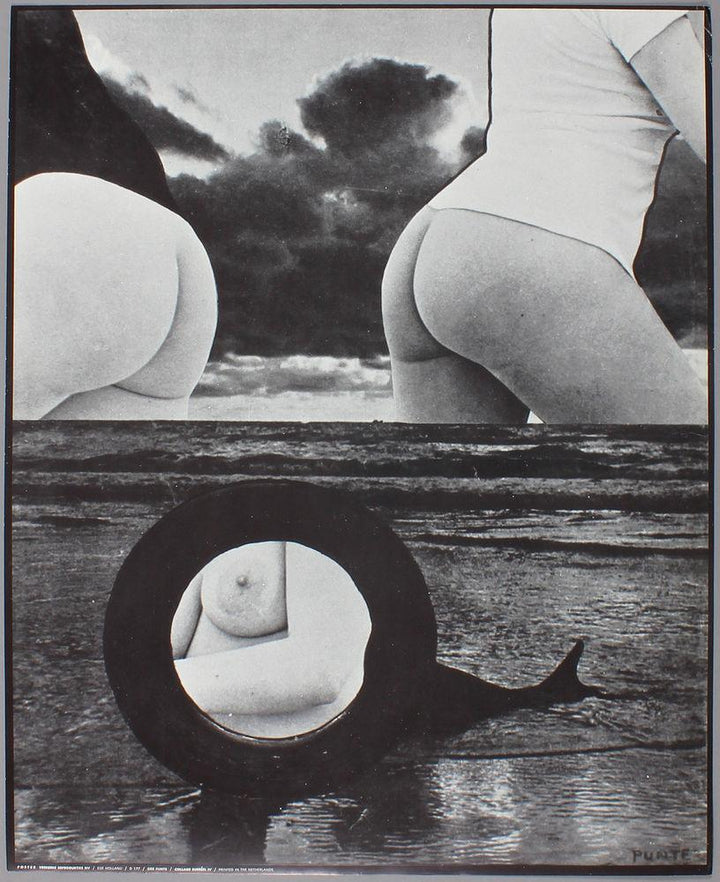 Collage Surréel IV (Nude) by Ger Punte - 19 X 24 Inches (Art Print)