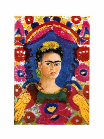 The Frame, Self Portrait, 1938 by Frida Kahlo - 11 X 14 Inches (Art Print)