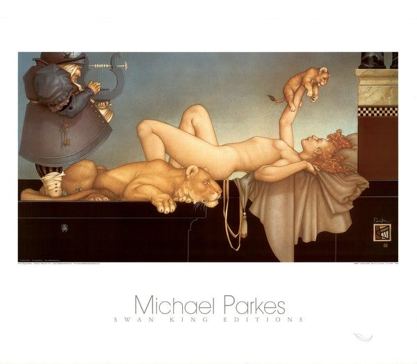 Dawn, 1998 by Michael Parkes - 28 X 32 Inches (Art Print)
