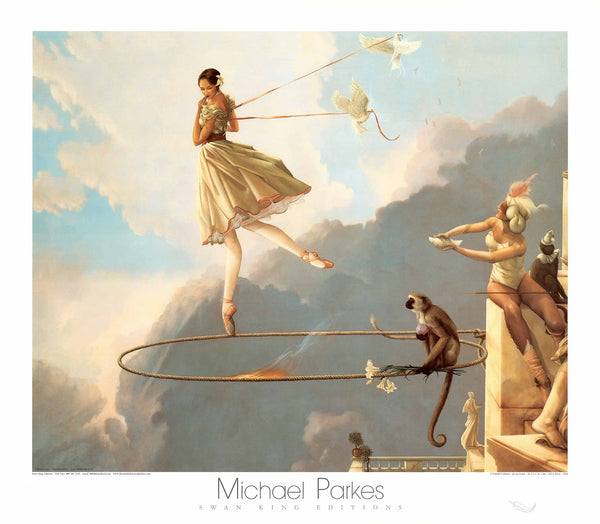 Tuesday's Child, 1982 by Michael Parkes - 28 X 32 Inches (Art Print)