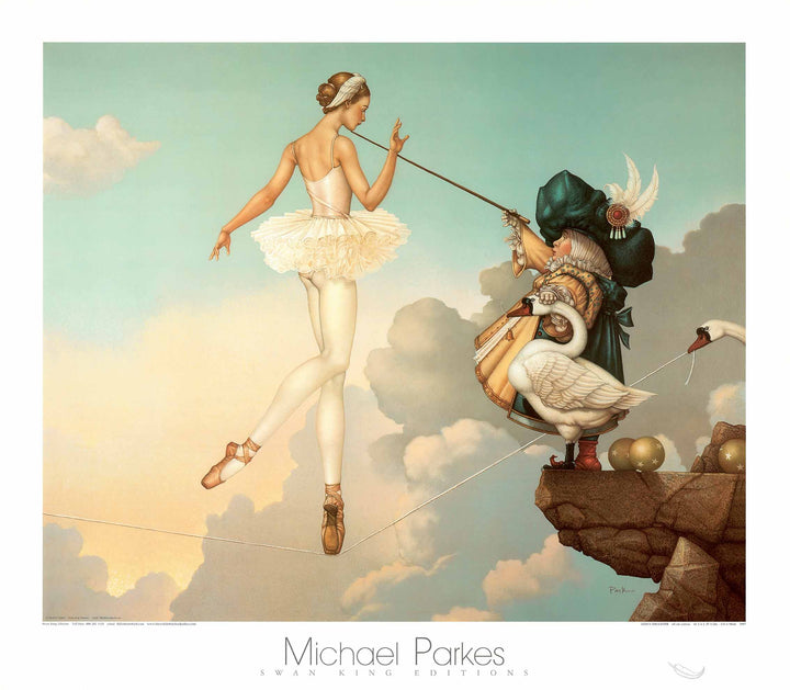 Leda's Daughter, 1997 by Michael Parkes - 28 X 32 Inches (Art Print)