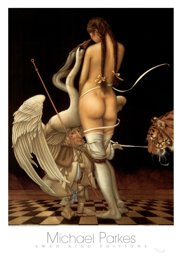 Puppetmaster, 1983 by Michael Parkes - 24 X 34 Inches (Art Print)