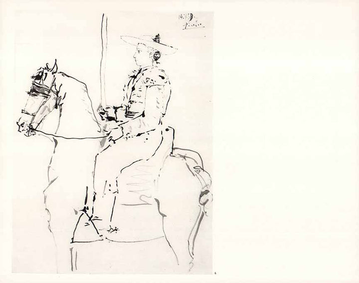 The Picador, 1959 by Pablo Picasso - 10 X 12 Inches (Lithograph)